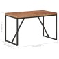 vidaXL Esstisch 120x60x76 cm Massivholz Akazie und Mango vidaXL Esstisch 120x60x76 cm Massivholz Akazie und Mango