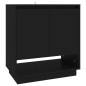 vidaXL Sideboard Schwarz 70x41x75 cm Holzwerkstoff vidaXL Sideboard Schwarz 70x41x75 cm Holzwerkstoff