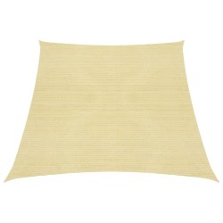 vidaXL Sonnensegel 160 g/m² Beige 3/4x3 m HDPE