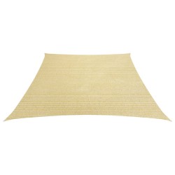 vidaXL Sonnensegel 160 g/m² Beige 3/4x3 m HDPE