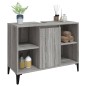 vidaXL Waschbeckenunterschrank Grau Sonoma 80x33x60 cm Holzwerkstoff vidaXL Waschbeckenunterschrank Grau Sonoma 80x33x60 cm Holzwerkstoff