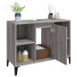 vidaXL Waschbeckenunterschrank Grau Sonoma 80x33x60 cm Holzwerkstoff vidaXL Waschbeckenunterschrank Grau Sonoma 80x33x60 cm Holzwerkstoff