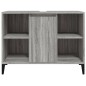 vidaXL Waschbeckenunterschrank Grau Sonoma 80x33x60 cm Holzwerkstoff vidaXL Waschbeckenunterschrank Grau Sonoma 80x33x60 cm Holzwerkstoff