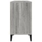 vidaXL Waschbeckenunterschrank Grau Sonoma 80x33x60 cm Holzwerkstoff vidaXL Waschbeckenunterschrank Grau Sonoma 80x33x60 cm Holzwerkstoff