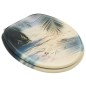 vidaXL Toilettensitz mit Deckel MDF Strand-Design vidaXL Toilettensitz mit Deckel MDF Strand-Design