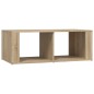 vidaXL Couchtisch Sonoma-Eiche 100x50x36 cm Holzwerkstoff vidaXL Couchtisch Sonoma-Eiche 100x50x36 cm Holzwerkstoff
