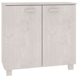vidaXL Sideboard HAMAR Weiß 85x35x80 cm Massivholz Kiefer