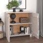 vidaXL Sideboard HAMAR Weiß 85x35x80 cm Massivholz Kiefer vidaXL Sideboard HAMAR Weiß 85x35x80 cm Massivholz Kiefer