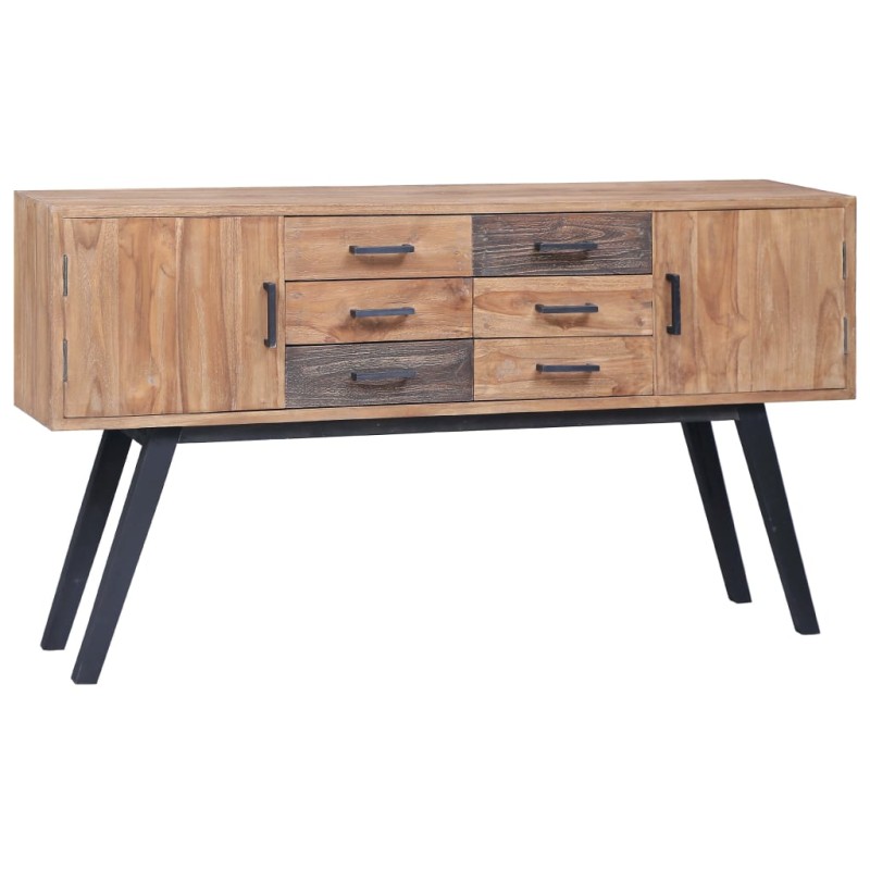 vidaXL Beistellschrank 140 x 30 x 75 cm Massivholz Teak vidaXL Beistellschrank 140 x 30 x 75 cm Massivholz Teak
