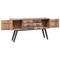 vidaXL Beistellschrank 140 x 30 x 75 cm Massivholz Teak vidaXL Beistellschrank 140 x 30 x 75 cm Massivholz Teak