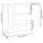 vidaXL Sideboard Sonoma-Eiche 70x41x75 cm Holzwerkstoff vidaXL Sideboard Sonoma-Eiche 70x41x75 cm Holzwerkstoff