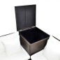 vidaXL 4-tlg. Garten-Lounge-Set mit Auflagen Poly Rattan Braun vidaXL 4-tlg. Garten-Lounge-Set mit Auflagen Poly Rattan Braun