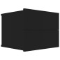 vidaXL Nachttisch Schwarz 40x30x30 cm Holzwerkstoff vidaXL Nachttisch Schwarz 40x30x30 cm Holzwerkstoff