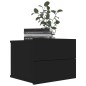vidaXL Nachttisch Schwarz 40x30x30 cm Holzwerkstoff vidaXL Nachttisch Schwarz 40x30x30 cm Holzwerkstoff