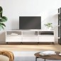 vidaXL TV-Schrank Hochglanz-Weiß 150x30x44,5 cm Holzwerkstoff vidaXL TV-Schrank Hochglanz-Weiß 150x30x44,5 cm Holzwerkstoff