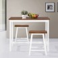 vidaXL Bartisch- und Hocker-Set 3-tlg. Massivholz vidaXL Bartisch- und Hocker-Set 3-tlg. Massivholz