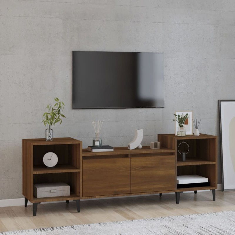 vidaXL TV-Schrank Braun Eichen-Optik 160x35x55 cm Holzwerkstoff vidaXL TV-Schrank Braun Eichen-Optik 160x35x55 cm Holzwerkstoff