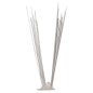 vidaXL 6-tlg. Taubenabwehr Spikes-Set Edelstahl 3 m 2-reihig vidaXL 6-tlg. Taubenabwehr Spikes-Set Edelstahl 3 m 2-reihig