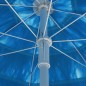 vidaXL Hawaii Sonnenschirm Blau 240 cm vidaXL Hawaii Sonnenschirm Blau 240 cm
