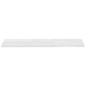 vidaXL Schweberegal Hochglanz-Weiß 120x23,5x3,8 cm MDF vidaXL Schweberegal Hochglanz-Weiß 120x23,5x3,8 cm MDF