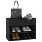 vidaXL Schuhbank Schwarz 60x30x45 cm Holzwerkstoff vidaXL Schuhbank Schwarz 60x30x45 cm Holzwerkstoff