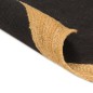 vidaXL Teppich Geflochten Schwarz & Natur 120 cm Jute & Baumwolle Rund vidaXL Teppich Geflochten Schwarz & Natur 120 cm Jute & Baumwolle Rund