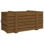 vidaXL Truhe Honigbraun 91x40,5x42 cm Massivholz Kiefer vidaXL Truhe Honigbraun 91x40,5x42 cm Massivholz Kiefer