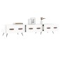 vidaXL TV-Schrank Hochglanz-Weiß 150x36x30 cm Holzwerkstoff vidaXL TV-Schrank Hochglanz-Weiß 150x36x30 cm Holzwerkstoff