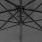 vidaXL Ampelschirm mit Stahlmast 250×250 cm Anthrazit vidaXL Ampelschirm mit Stahlmast 250×250 cm Anthrazit