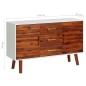 vidaXL Sideboard 110x35x70 cm Massivholz Akazie und MDF vidaXL Sideboard 110x35x70 cm Massivholz Akazie und MDF