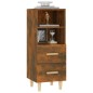 vidaXL Sideboard Räuchereiche 34,5x34x90 cm Holzwerkstoff vidaXL Sideboard Räuchereiche 34,5x34x90 cm Holzwerkstoff