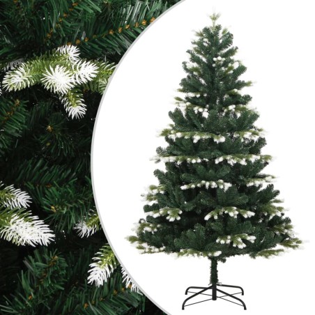 vidaXL Künstlicher Weihnachtsbaum Klappbar Beschneit 240 cm