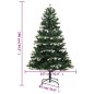 vidaXL Künstlicher Weihnachtsbaum Klappbar Beschneit 240 cm vidaXL Künstlicher Weihnachtsbaum Klappbar Beschneit 240 cm