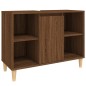 vidaXL Waschbeckenunterschrank Braun Eichen-Optik 80x33x60 cm vidaXL Waschbeckenunterschrank Braun Eichen-Optik 80x33x60 cm