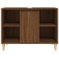 vidaXL Waschbeckenunterschrank Braun Eichen-Optik 80x33x60 cm vidaXL Waschbeckenunterschrank Braun Eichen-Optik 80x33x60 cm