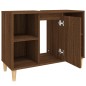 vidaXL Waschbeckenunterschrank Braun Eichen-Optik 80x33x60 cm vidaXL Waschbeckenunterschrank Braun Eichen-Optik 80x33x60 cm