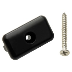vidaXL Terrassenclips mit Schrauben 200 Stk. Kunststoff Edelstahl 304