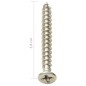 vidaXL Terrassenclips mit Schrauben 200 Stk. Kunststoff Edelstahl 304 vidaXL Terrassenclips mit Schrauben 200 Stk. Kunststoff Edelstahl 304