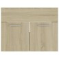 vidaXL Waschbeckenunterschrank Sonoma-Eiche 60x38,5x46cm Holzwerkstoff vidaXL Waschbeckenunterschrank Sonoma-Eiche 60x38,5x46cm Holzwerkstoff