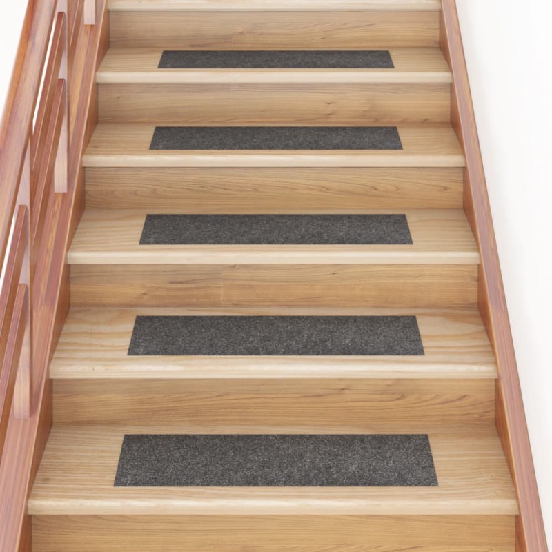 vidaXL Stufenmatten Selbstklebend Rechteckig 15 Stk. 76x20 Anthrazit vidaXL Stufenmatten Selbstklebend Rechteckig 15 Stk. 76x20 Anthrazit