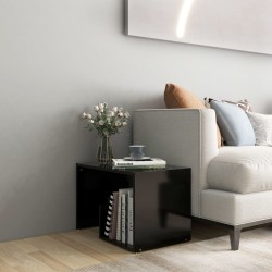 vidaXL Beistelltisch Schwarz 59x36x38 cm Holzwerkstoff