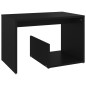 vidaXL Beistelltisch Schwarz 59x36x38 cm Holzwerkstoff vidaXL Beistelltisch Schwarz 59x36x38 cm Holzwerkstoff