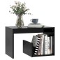 vidaXL Beistelltisch Schwarz 59x36x38 cm Holzwerkstoff vidaXL Beistelltisch Schwarz 59x36x38 cm Holzwerkstoff