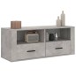 vidaXL TV-Schrank Betongrau 100x35x40 cm Holzwerkstoff vidaXL TV-Schrank Betongrau 100x35x40 cm Holzwerkstoff