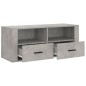 vidaXL TV-Schrank Betongrau 100x35x40 cm Holzwerkstoff vidaXL TV-Schrank Betongrau 100x35x40 cm Holzwerkstoff