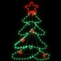 vidaXL LED-Silhouette Weihnachtsbaum 144 LEDs 88x56 cm vidaXL LED-Silhouette Weihnachtsbaum 144 LEDs 88x56 cm