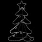 vidaXL LED-Silhouette Weihnachtsbaum 144 LEDs 88x56 cm vidaXL LED-Silhouette Weihnachtsbaum 144 LEDs 88x56 cm