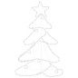 vidaXL LED-Silhouette Weihnachtsbaum 144 LEDs 88x56 cm vidaXL LED-Silhouette Weihnachtsbaum 144 LEDs 88x56 cm