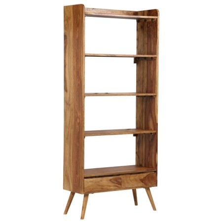vidaXL Bücherregal Massivholz 75 x 30 x 170 cm