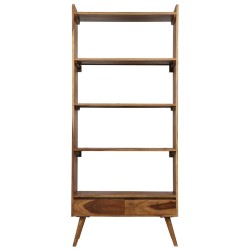 vidaXL Bücherregal Massivholz 75 x 30 x 170 cm